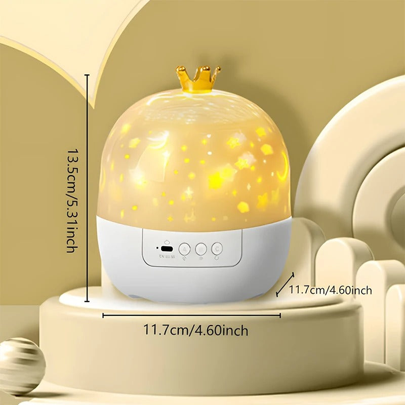 Rotating Star Projection Lamp