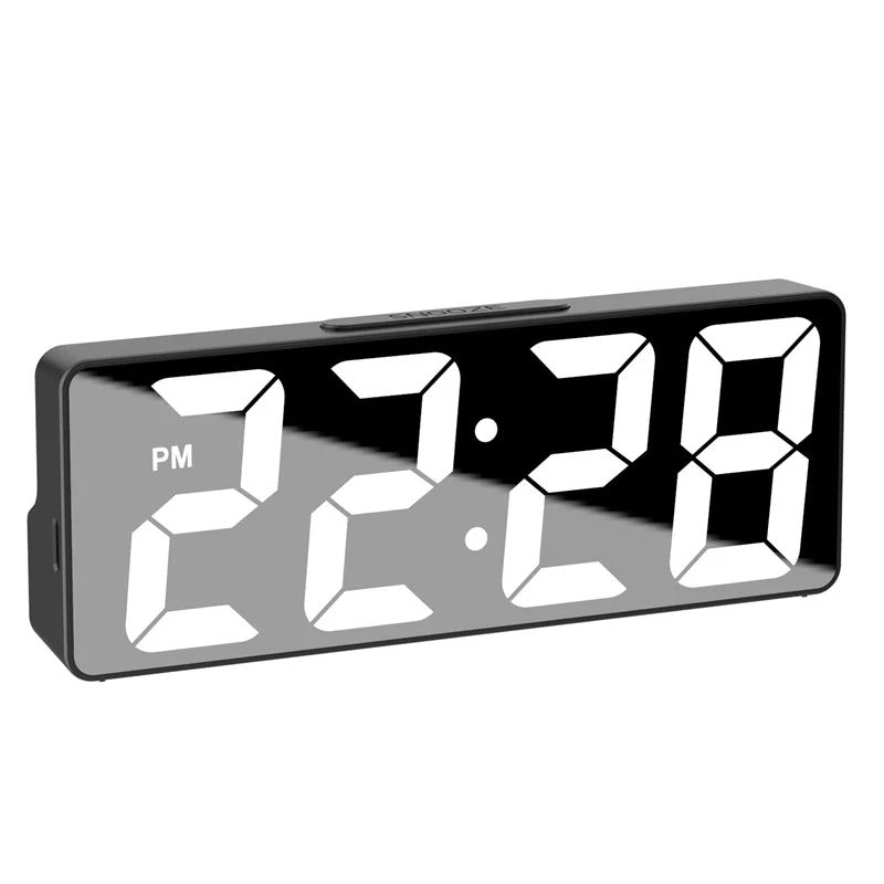 Digital Led Alarm Clock with Temperature Display