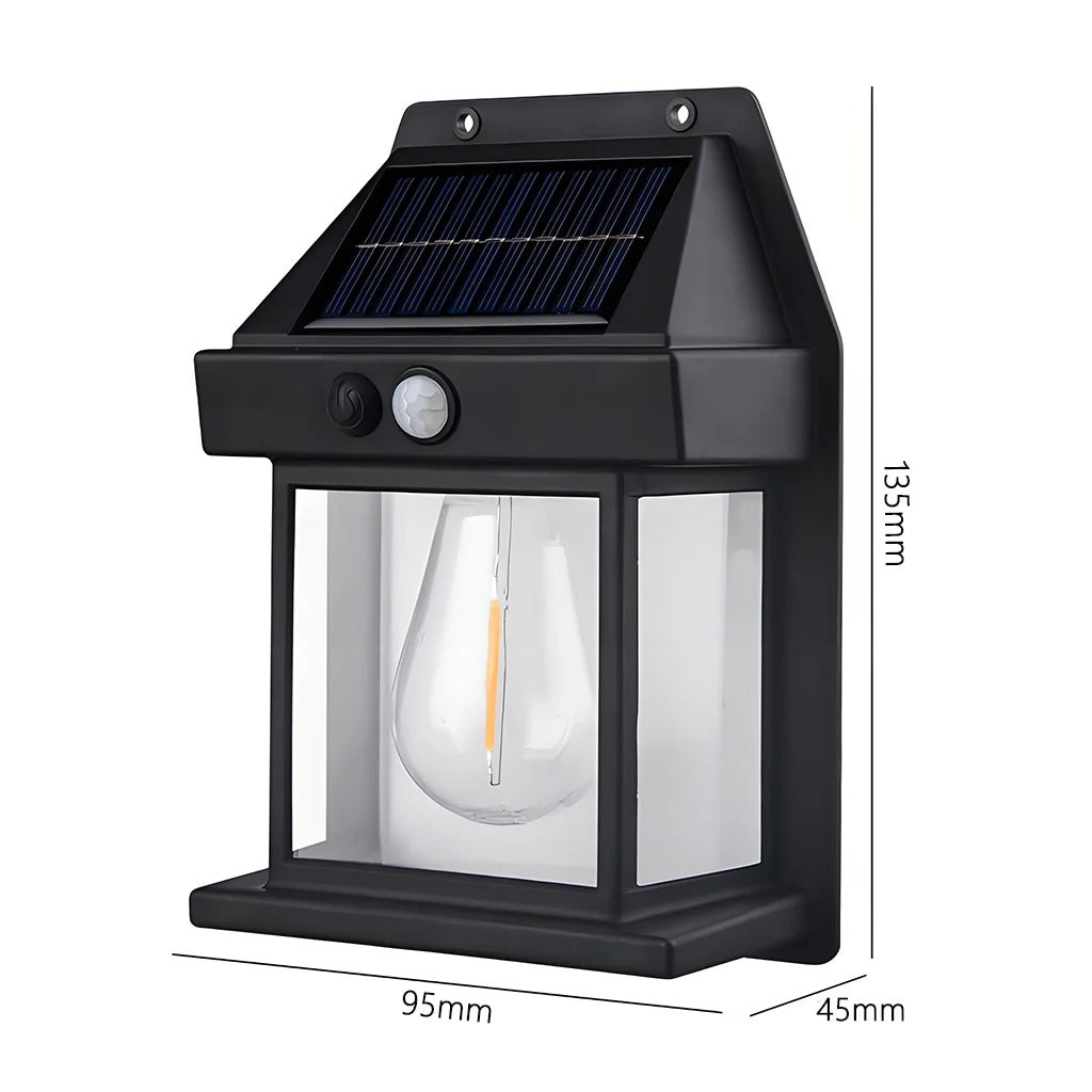 Solar Sensor Wall Lantern