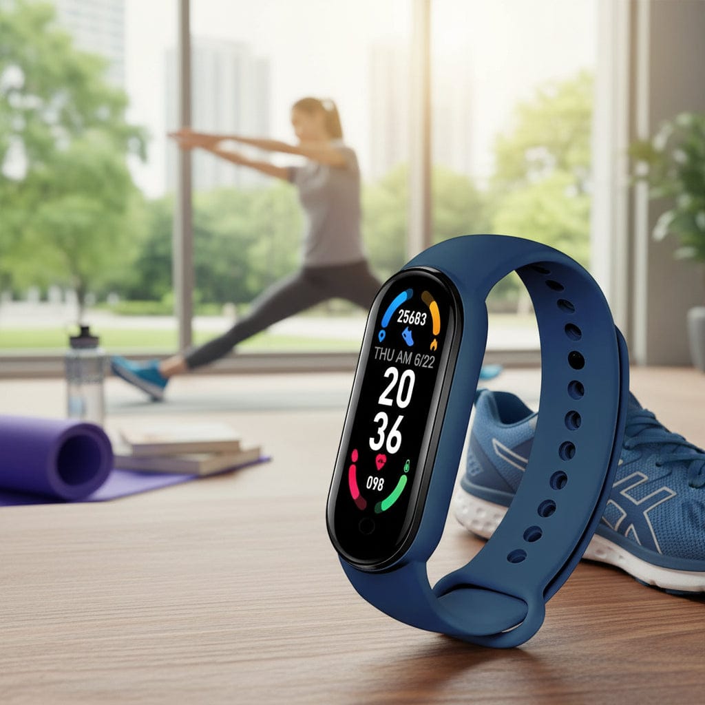 PulseTrack M6 Smart Fitness Watch | Waterproof Heart Rate & Activity Tracker