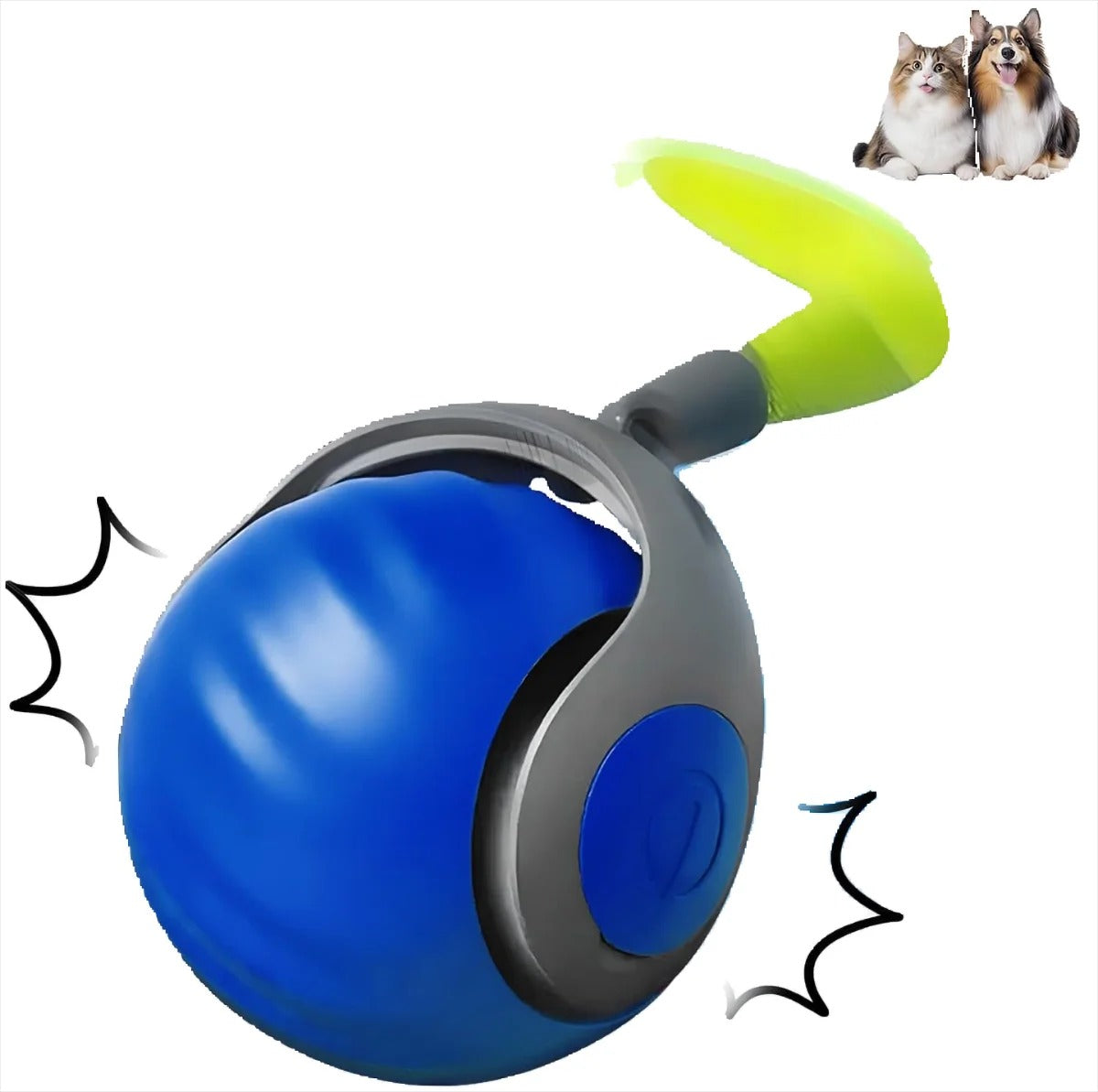 Smart Interactive Pet Toy Ball – Automatic Motion Ball for Cats & Dogs