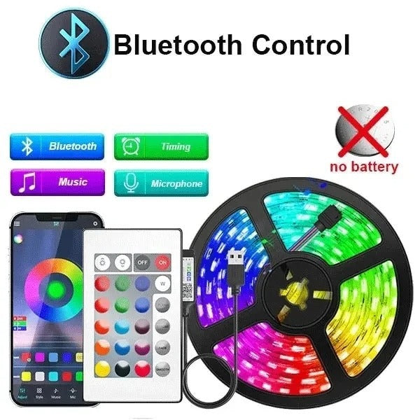 5V USB RGB LED Strip Lights