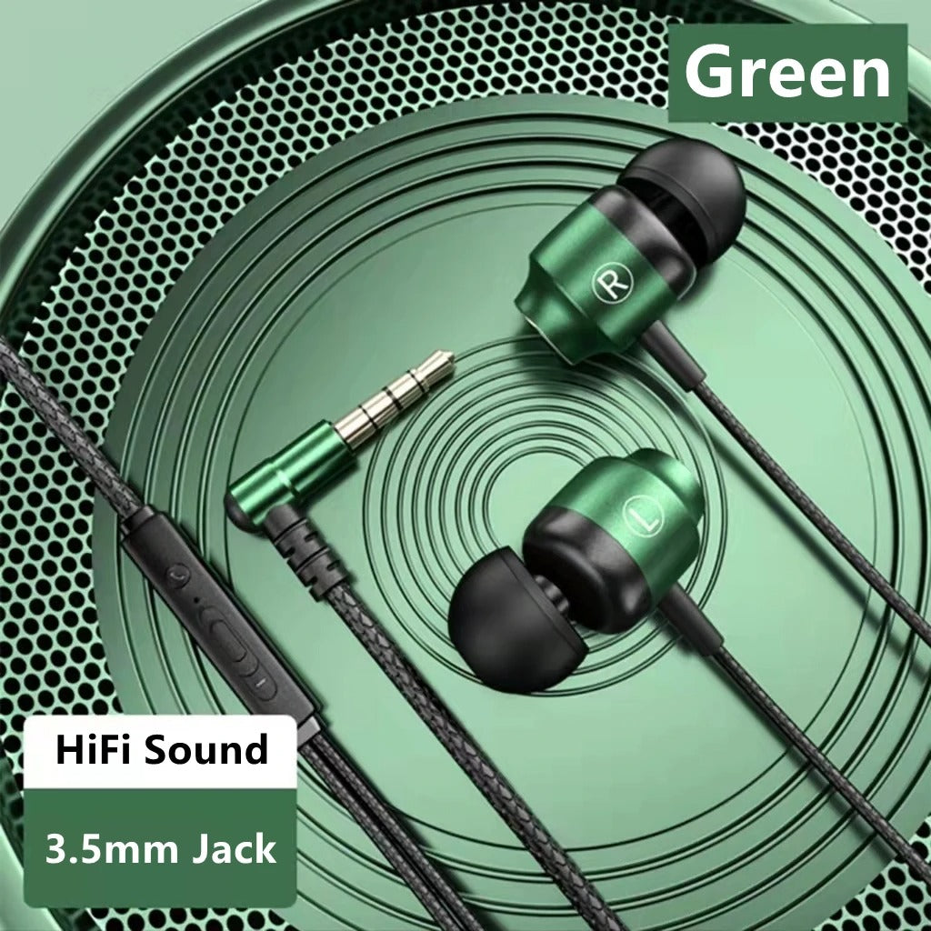 Pro Wired Gaming Earphones – Dual Mic, HiFi Bass, 3.5mm