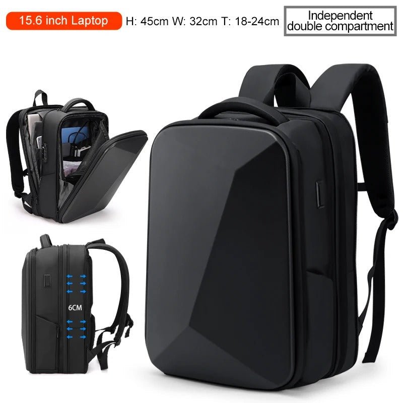 Anti-Theft Laptop Backpack – Waterproof Travel & Work Bag with USB Charging Port