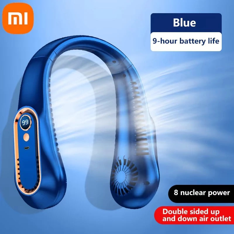 8000mAh USB Hanging Neck Fan
