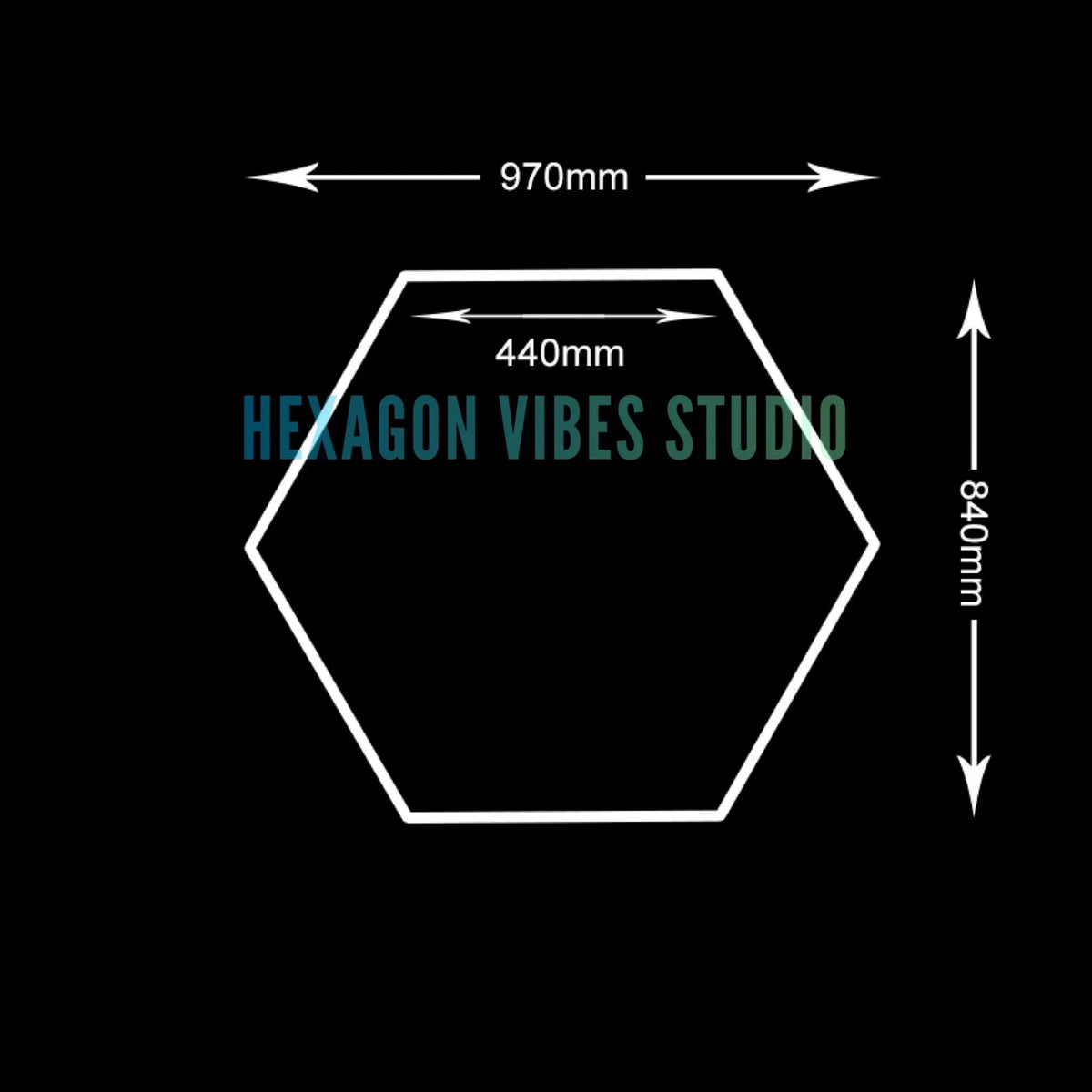 Hexagon LED Ceiling Light