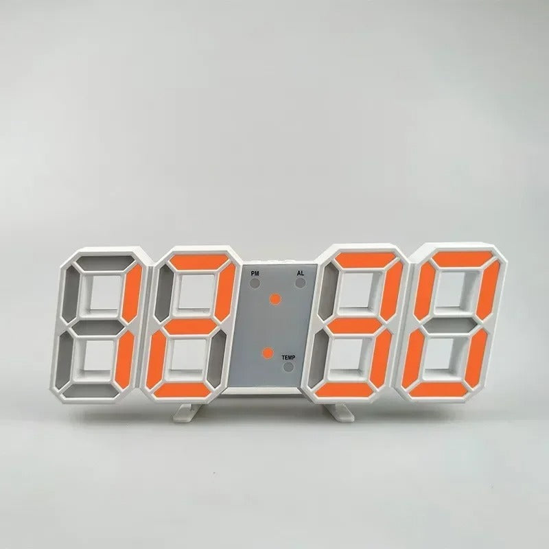 3D Led Digital Alarm Clock with Temperature