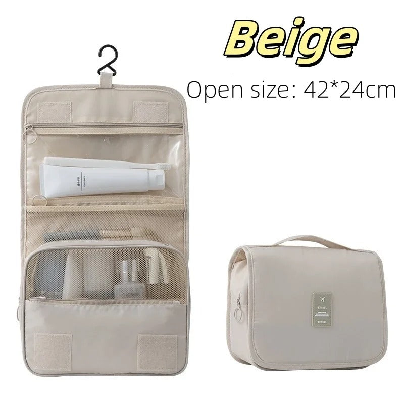 High-Quality Travel Makeup Bag – Waterproof Toiletries Organizer