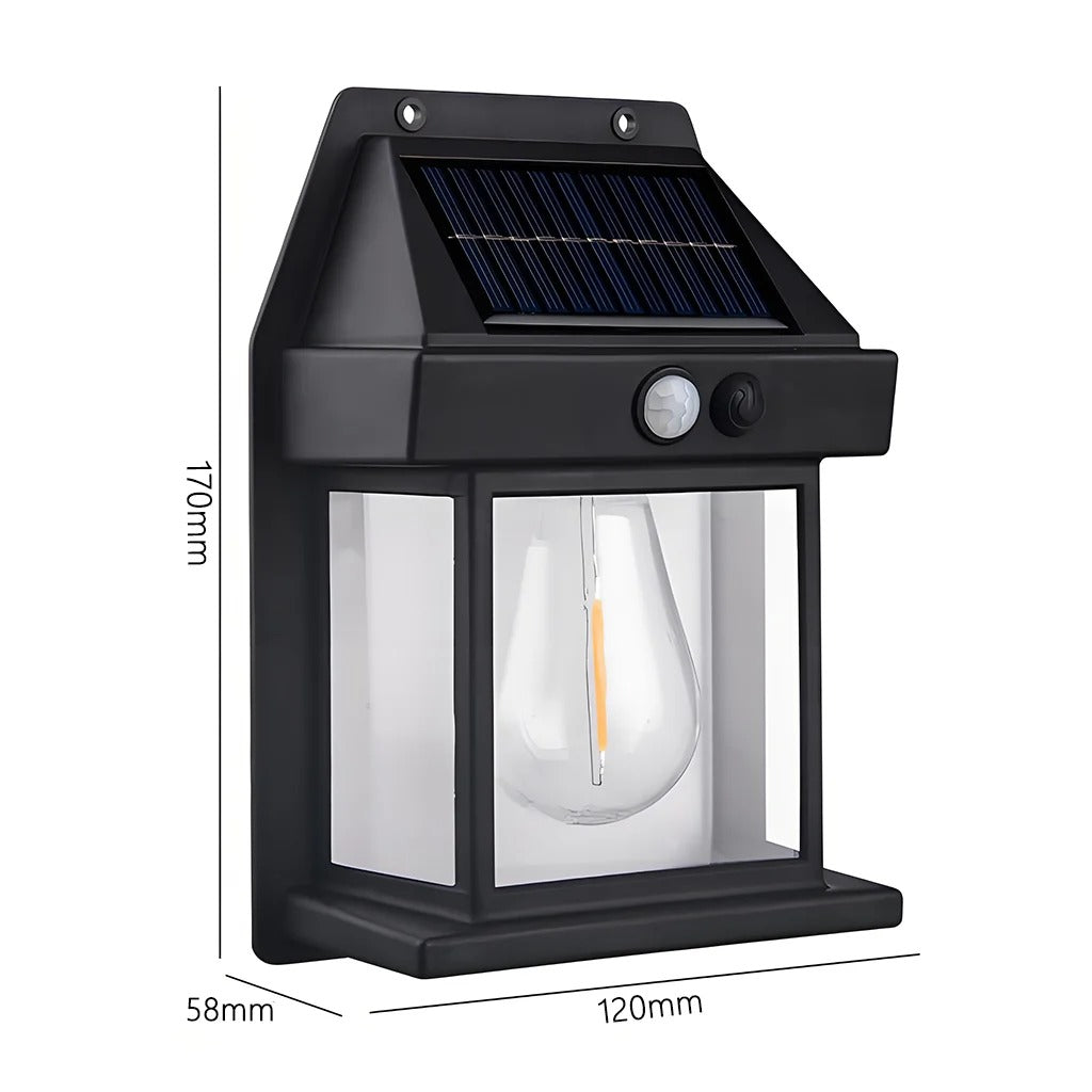 Solar Sensor Wall Lantern