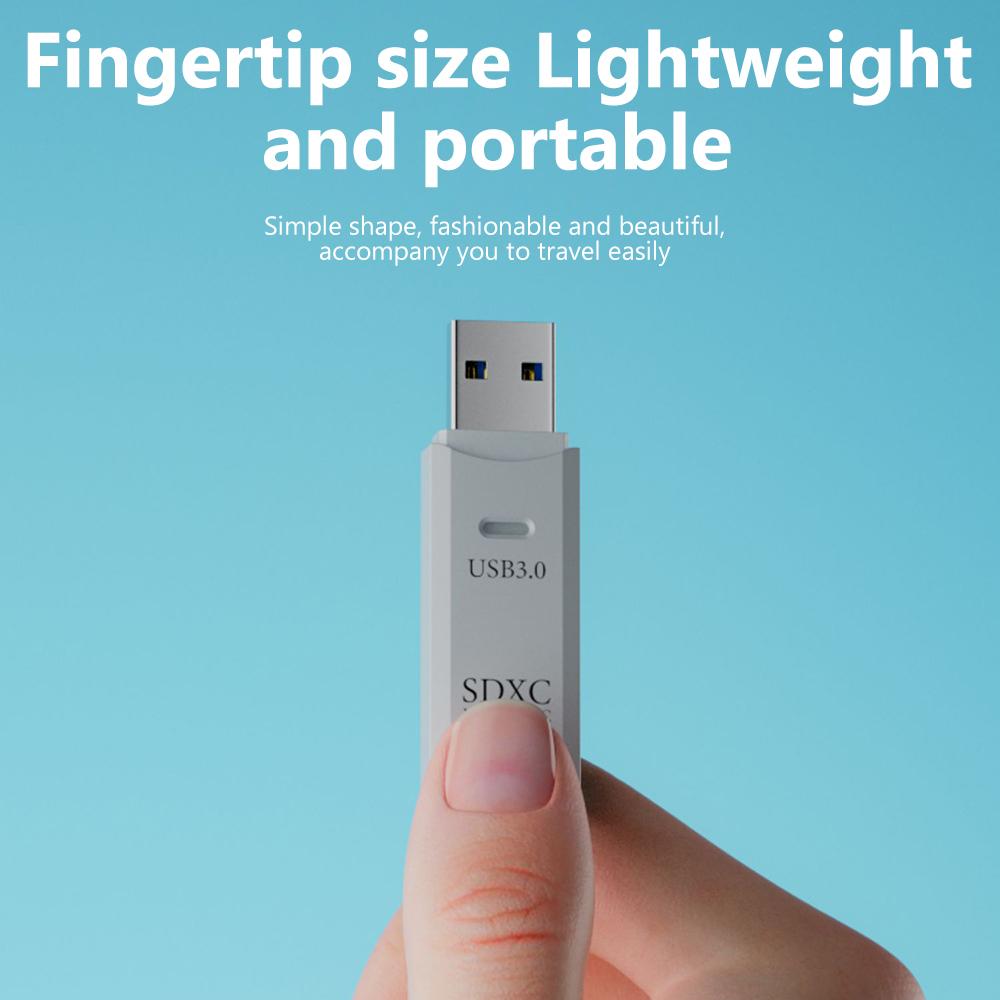USB 3.0 Card Reader for Micro SD and TF Cards