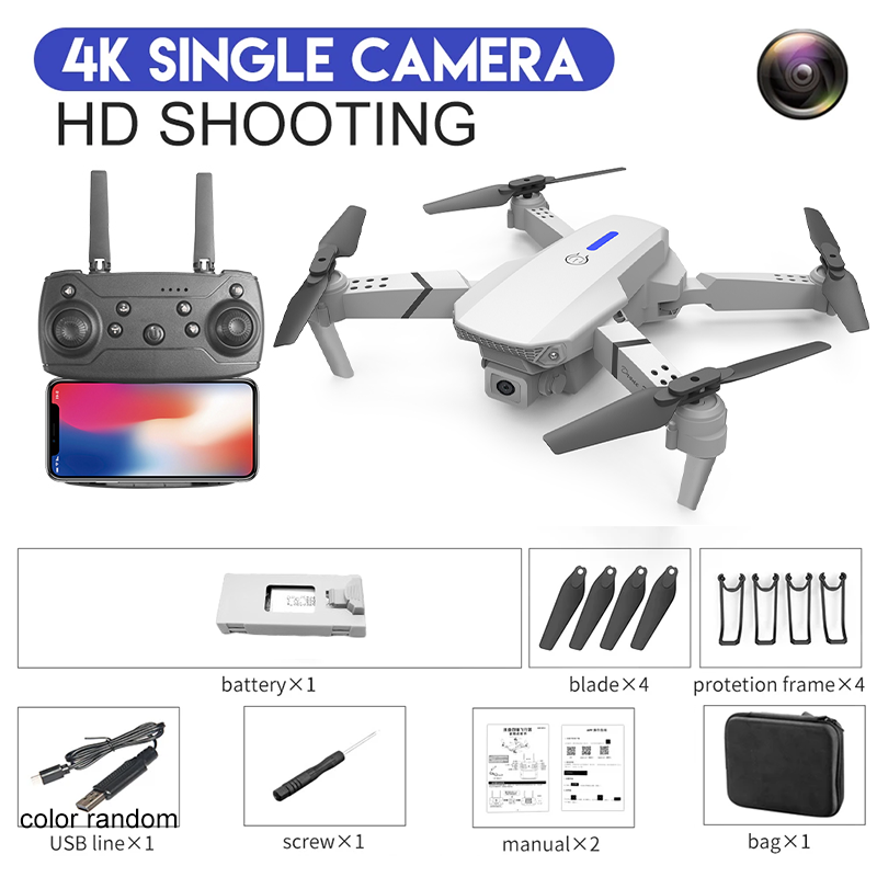 Foldable 4K Camera RC Drone with WiFi FPV & Altitude Hold