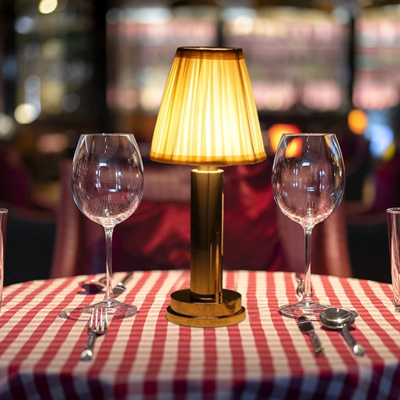 SoftLume Fabric Table Lamp | Rechargeable Dimmable LED Light
