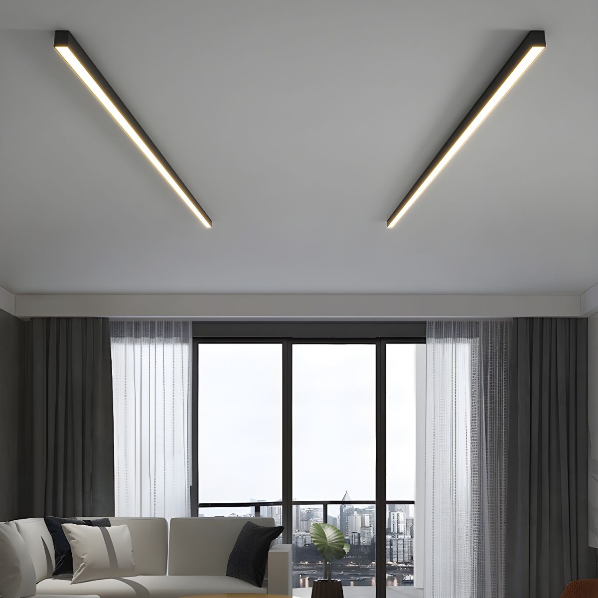 LineaLite LED Ceiling Light | Minimalist Linear Strip Fixture