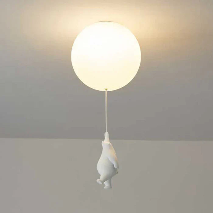 SkyBear Kids Ceiling Lamp | Bear & Balloon LED Pendant Light