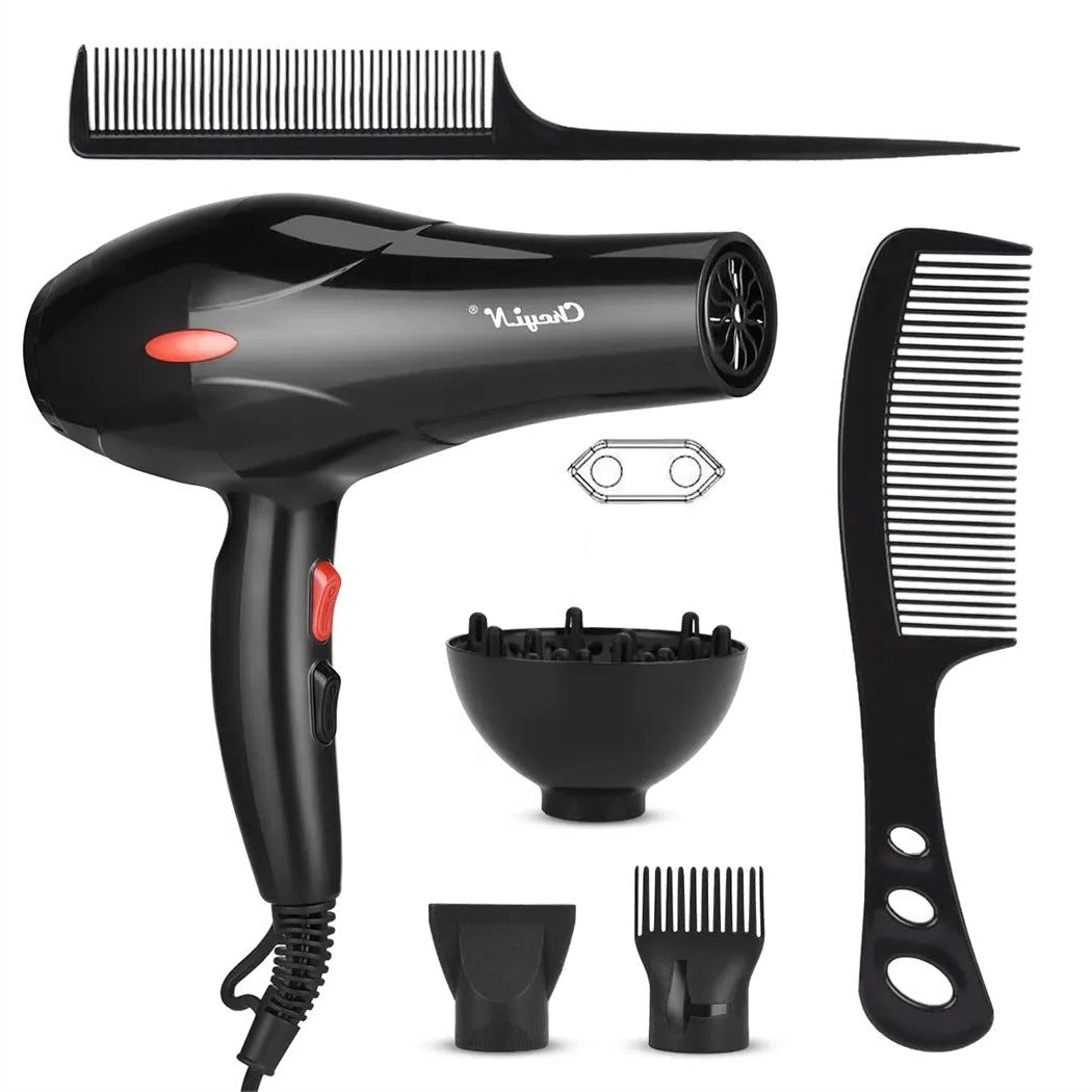 1600W Professional Ionic Hair Dryer with Styling Attachments