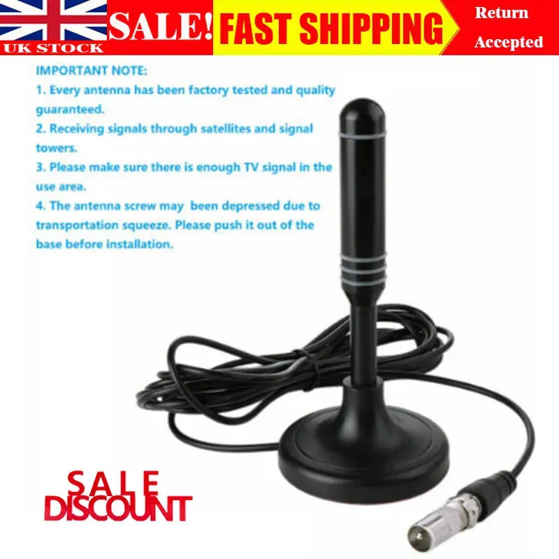 ClearView HD TV Antenna for Indoor Outdoor Use
