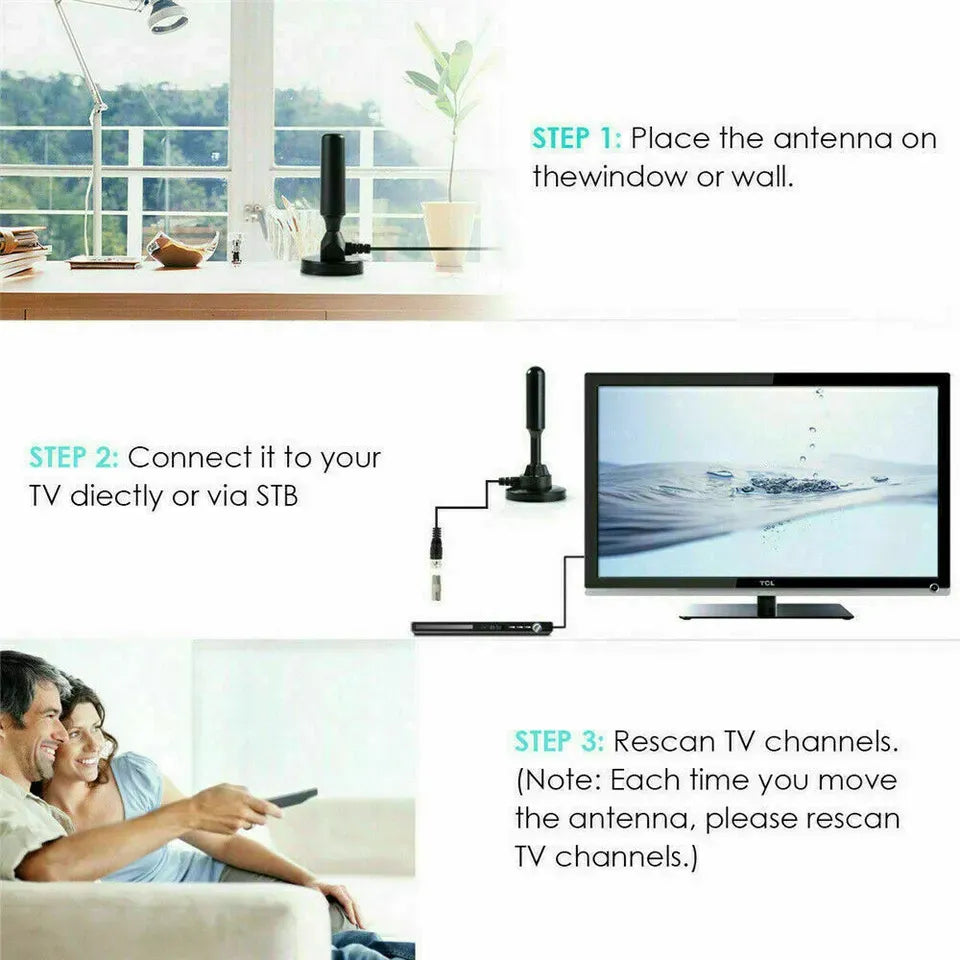 ClearView HD TV Antenna for Indoor Outdoor Use