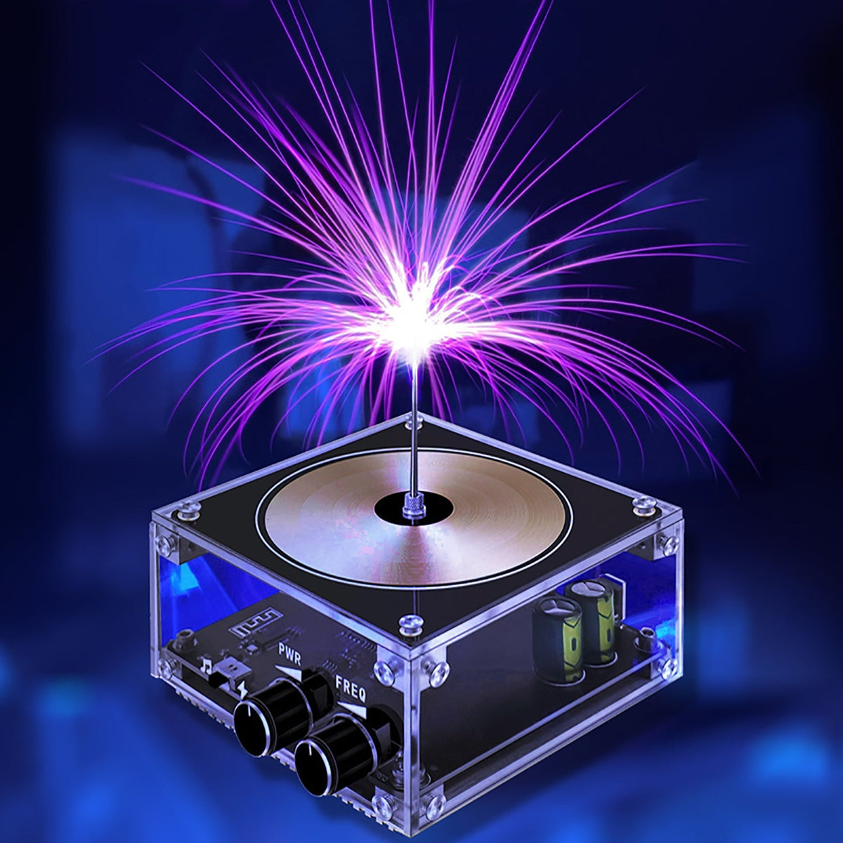 TeslaSpark Plasma Speaker | Lightning Music LED Display Device
