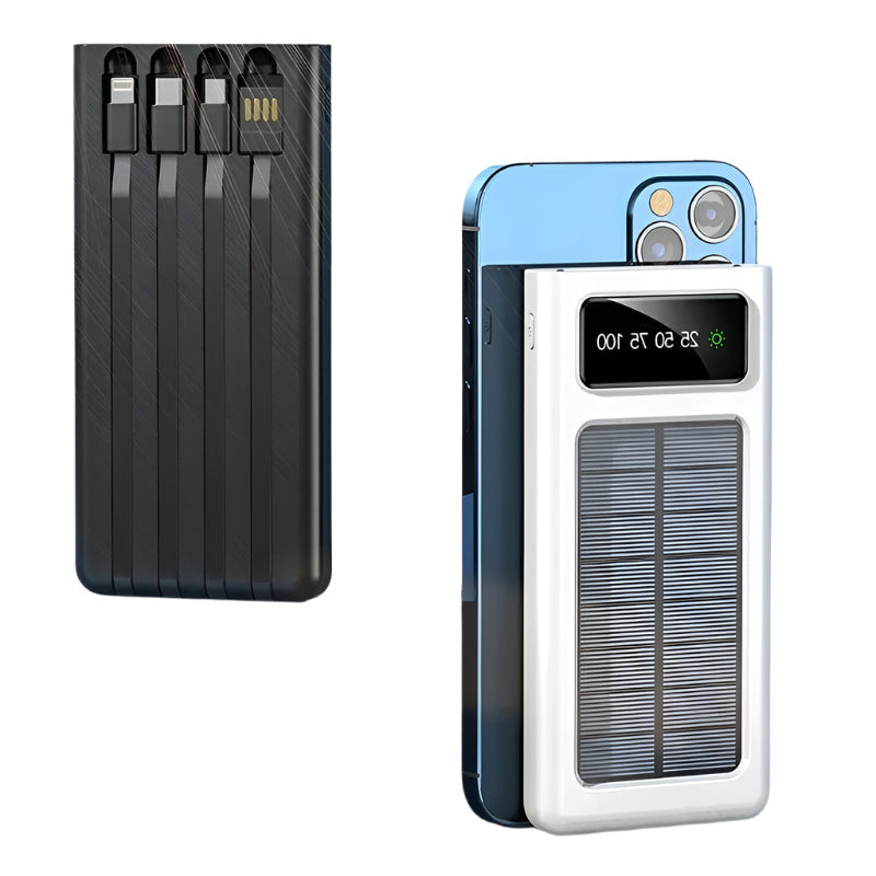 200000mAh Solar Power Bank – Fast Charging Portable Charger