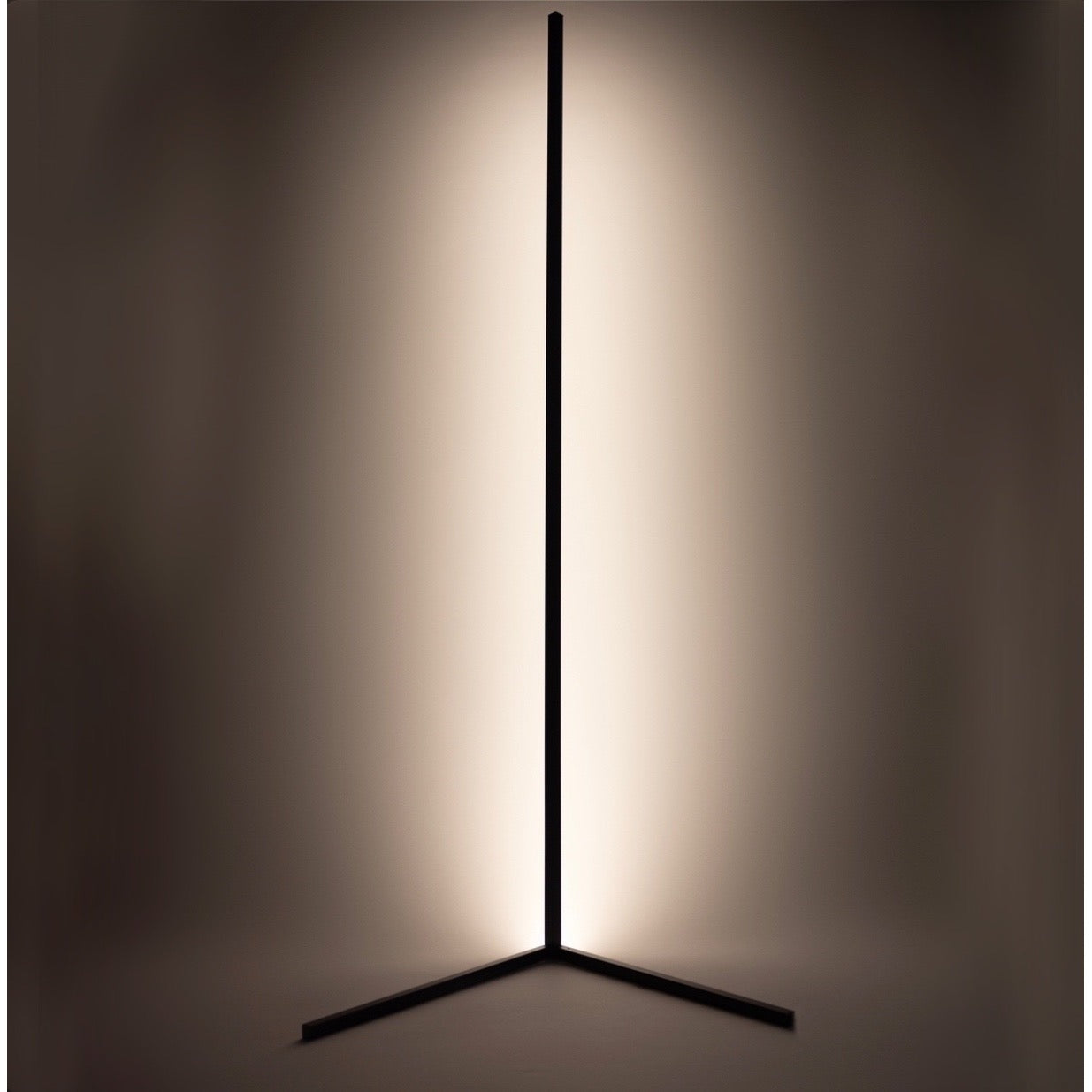 CornerGlow Slim LED Floor Lamp | Dimmable Corner Lamp with Remote Control