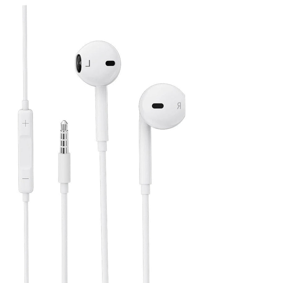 3.5mm Wired In-Ear Earphones with Mic & In-Line Controls