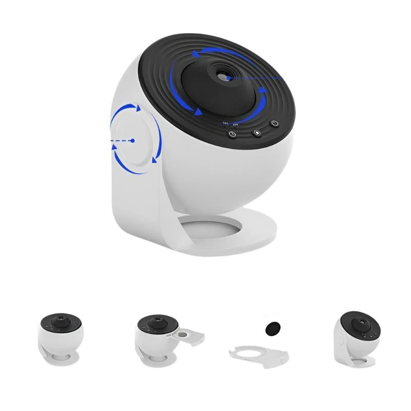 360° Rotating Galaxy Projector – Starry Sky Night Lamp

