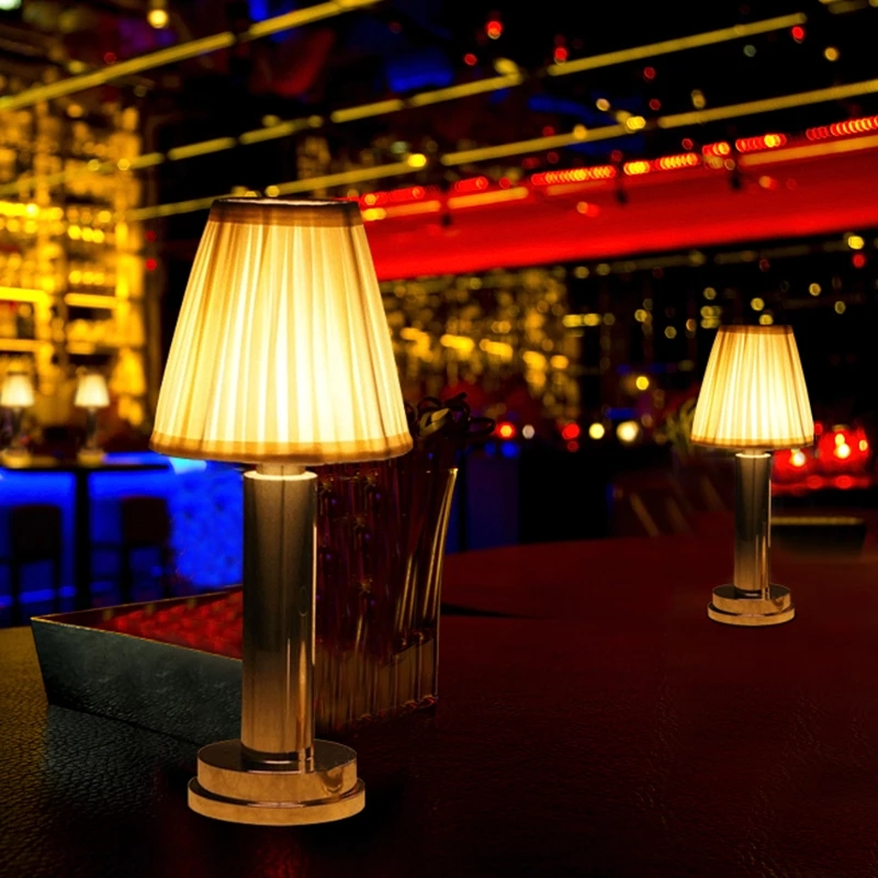 SoftLume Fabric Table Lamp | Rechargeable Dimmable LED Light