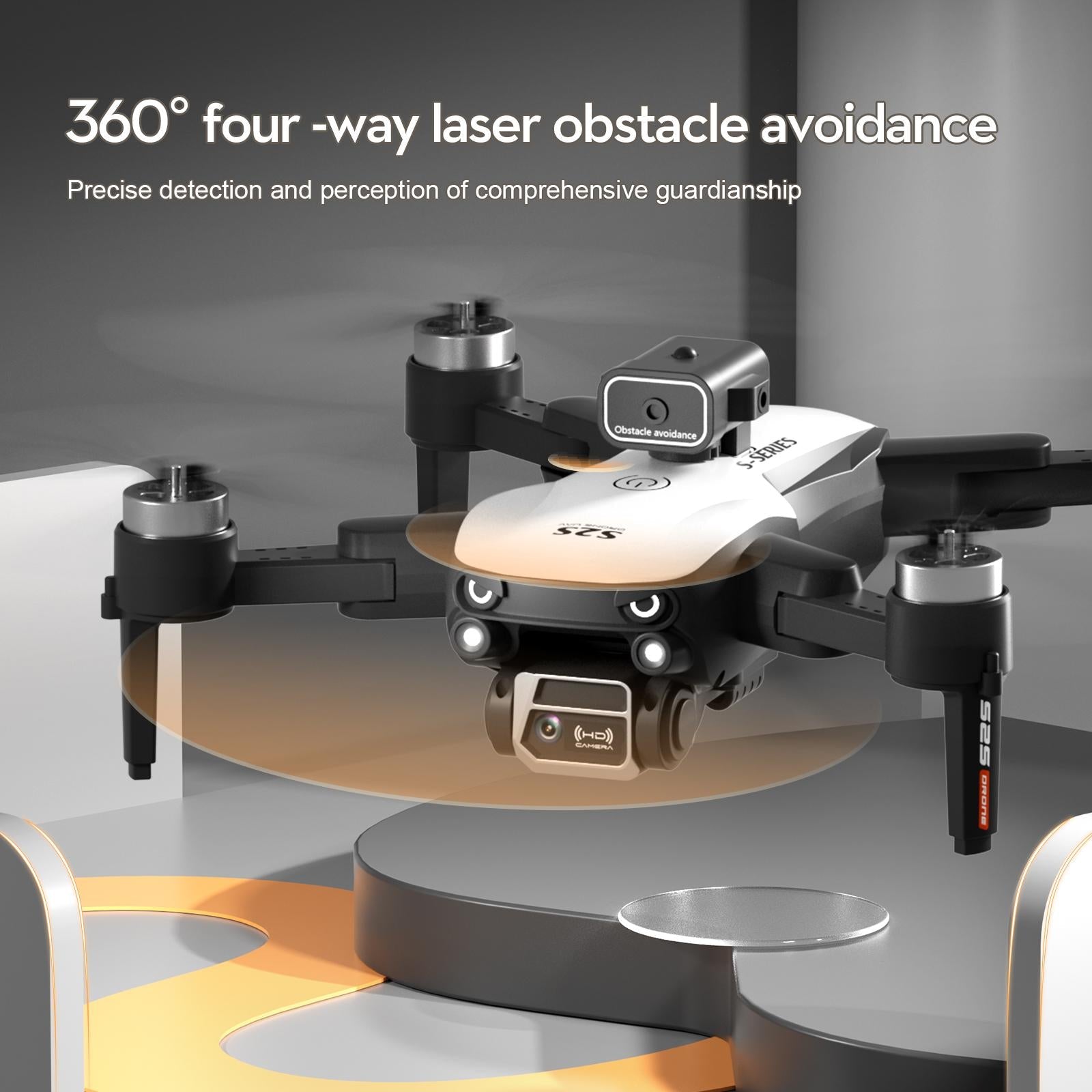 Foldable Drone with 4K & 8K Dual Cameras and Obstacle Avoidance