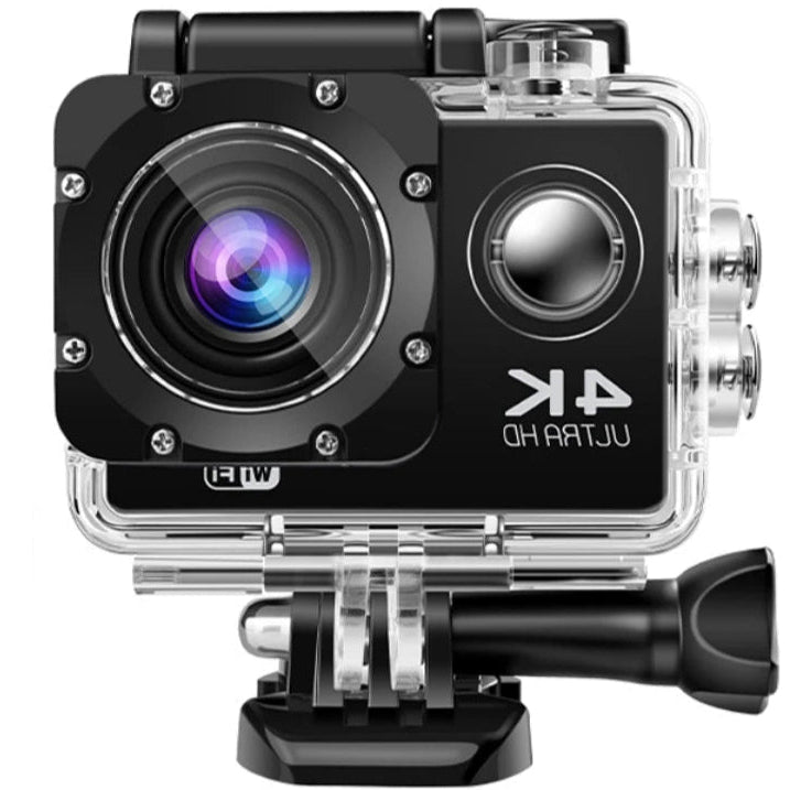 4K Ultra HD Waterproof Action Camera with WiFi & Wide-Angle Lens