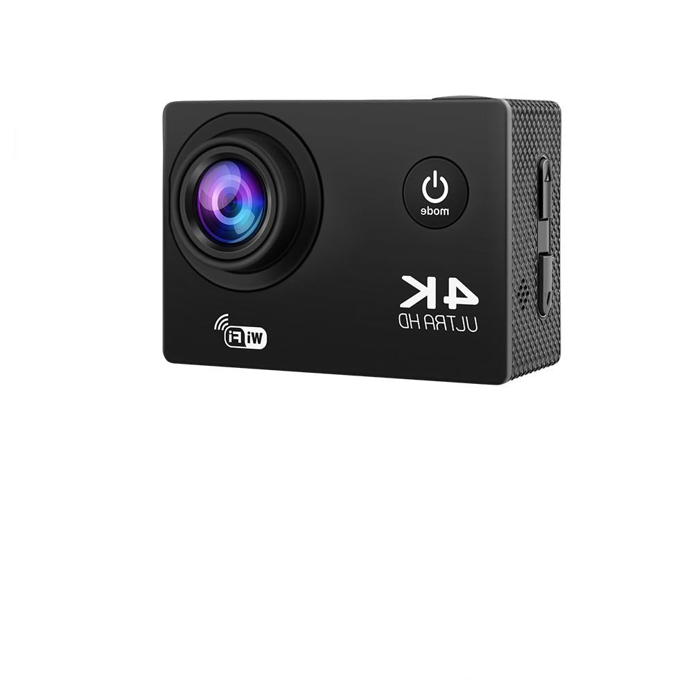 4K Waterproof Action Camera with WiFi & Helmet Mount

