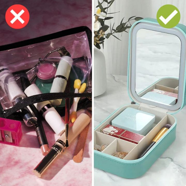 LumiCase LED Makeup Organiser