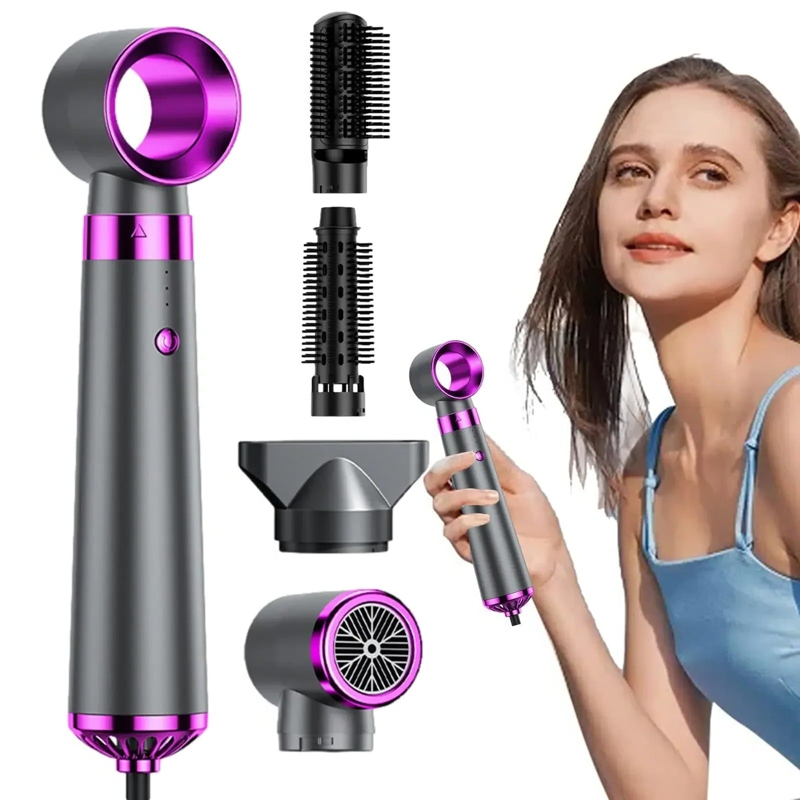 5-in-1 Hot Air Hair Dryer and Styling Brush
