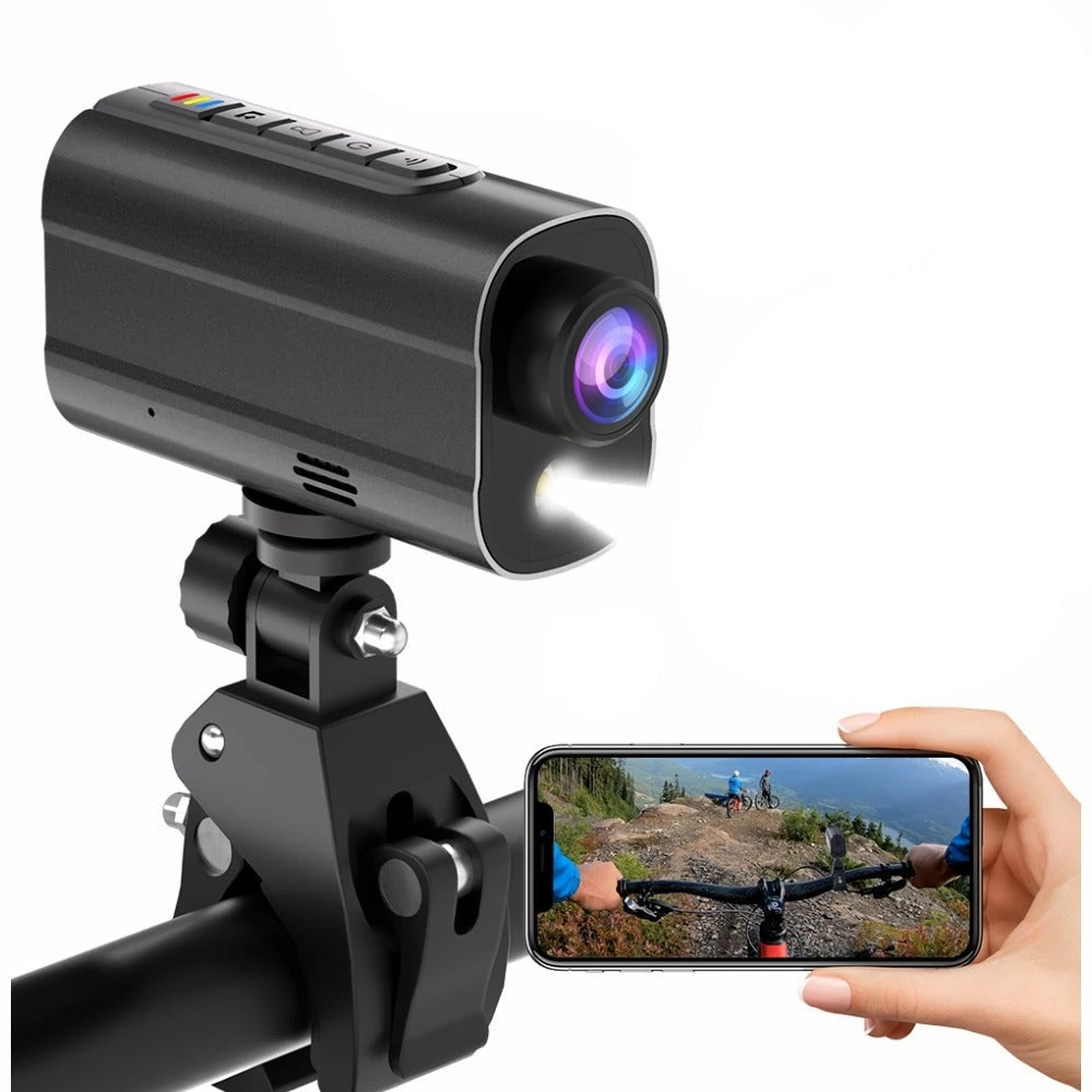 5K Helmet Action Camera with WiFi, LED Light & Anti-Shake