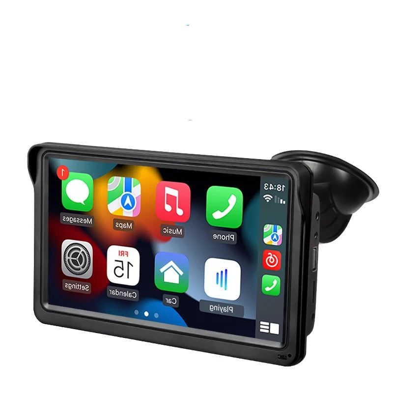 7-Inch Portable Car Radio – Wireless CarPlay & Android Auto