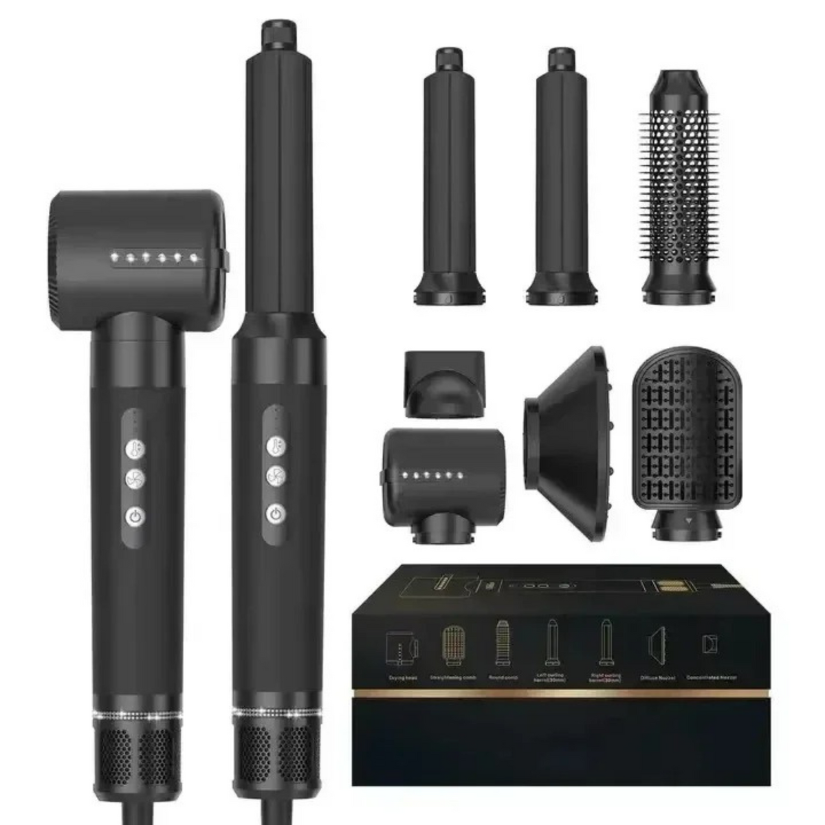 7-in-1 Professional Negative Ion Hair Dryer Styler
