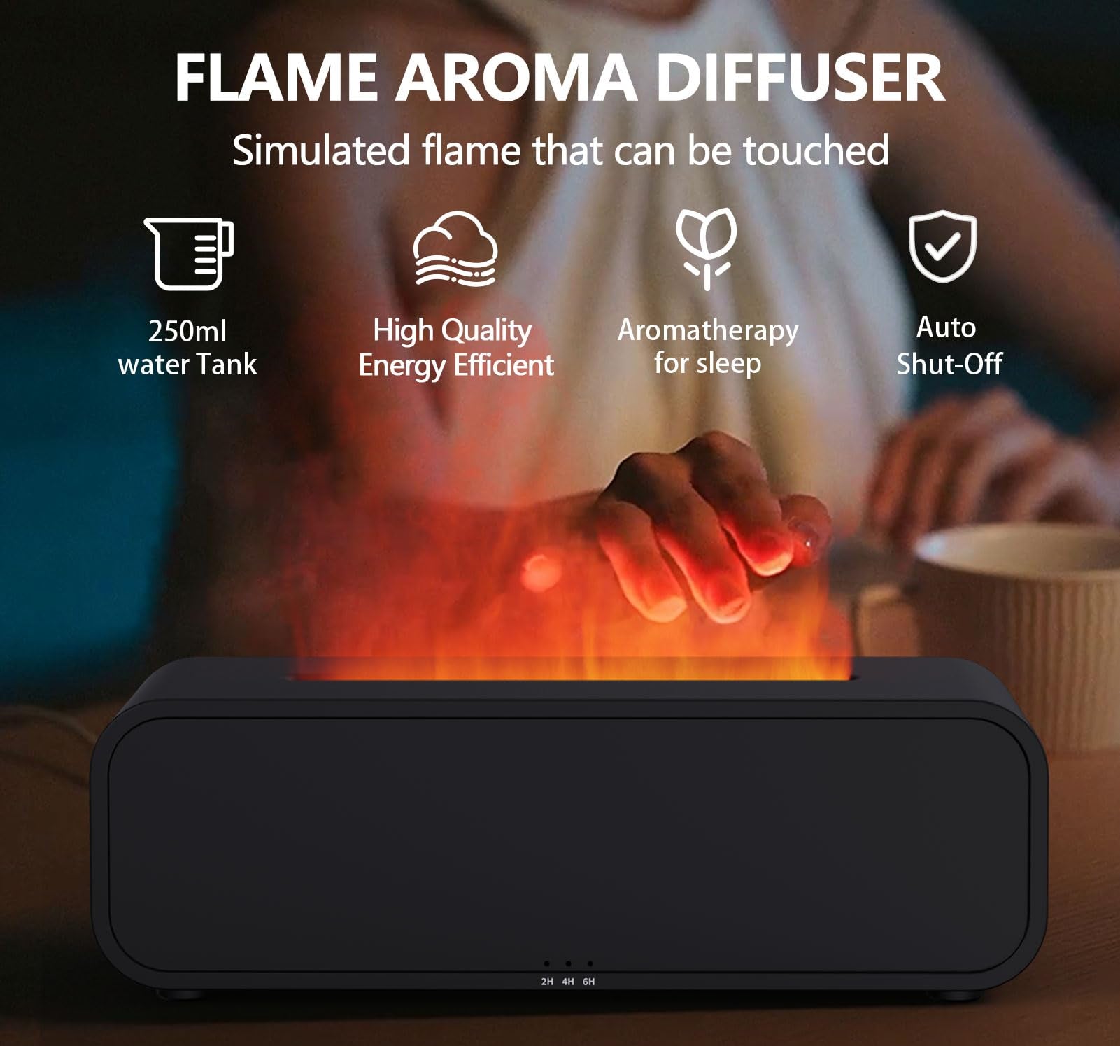 GlowFlame™ Aromatherapy Humidifier