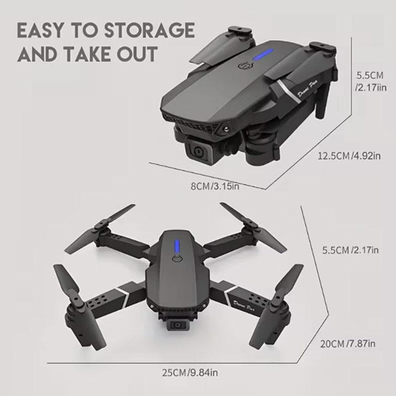 4K Foldable RC Drone with Dual Cameras & WiFi FPV