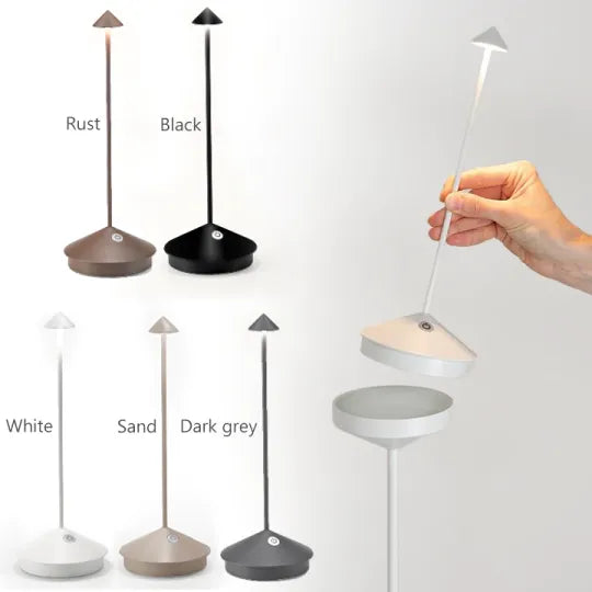 LumiFlex Wireless LED Table Lamp | Dimmable Waterproof Light