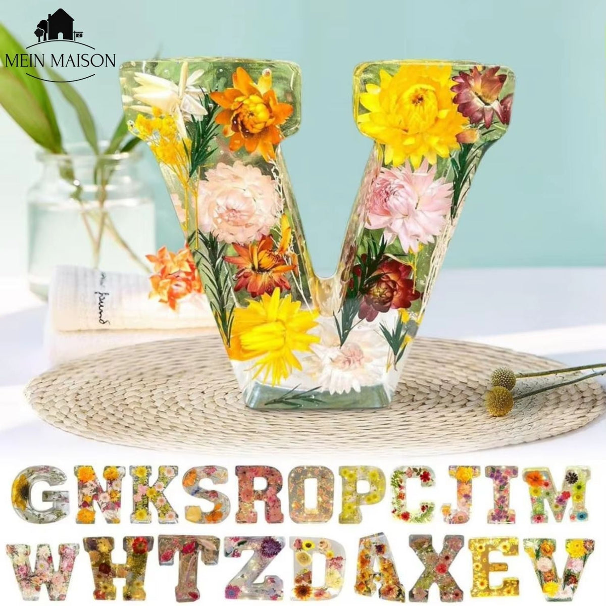 BloomLetter LED Resin Letter Lamp