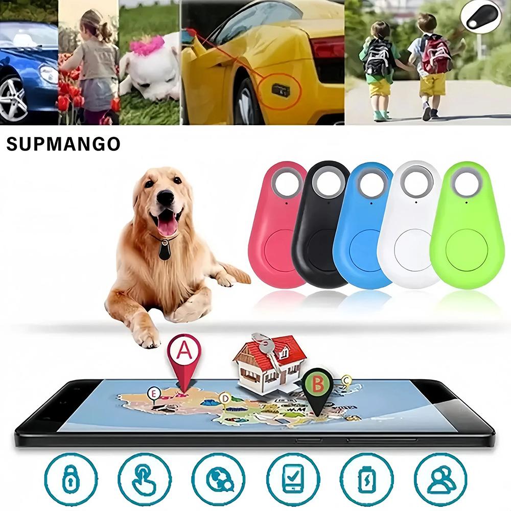 Mini Bluetooth GPS Tracker for Pets and Wallets