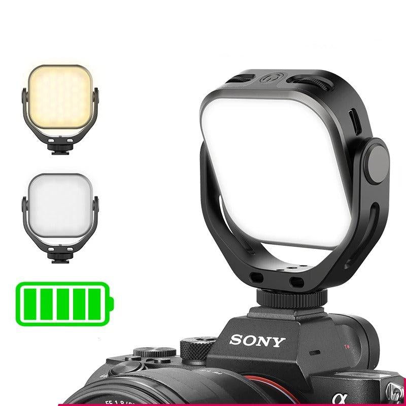 Adjustable LED Video Light with 360° Rotating Mount

