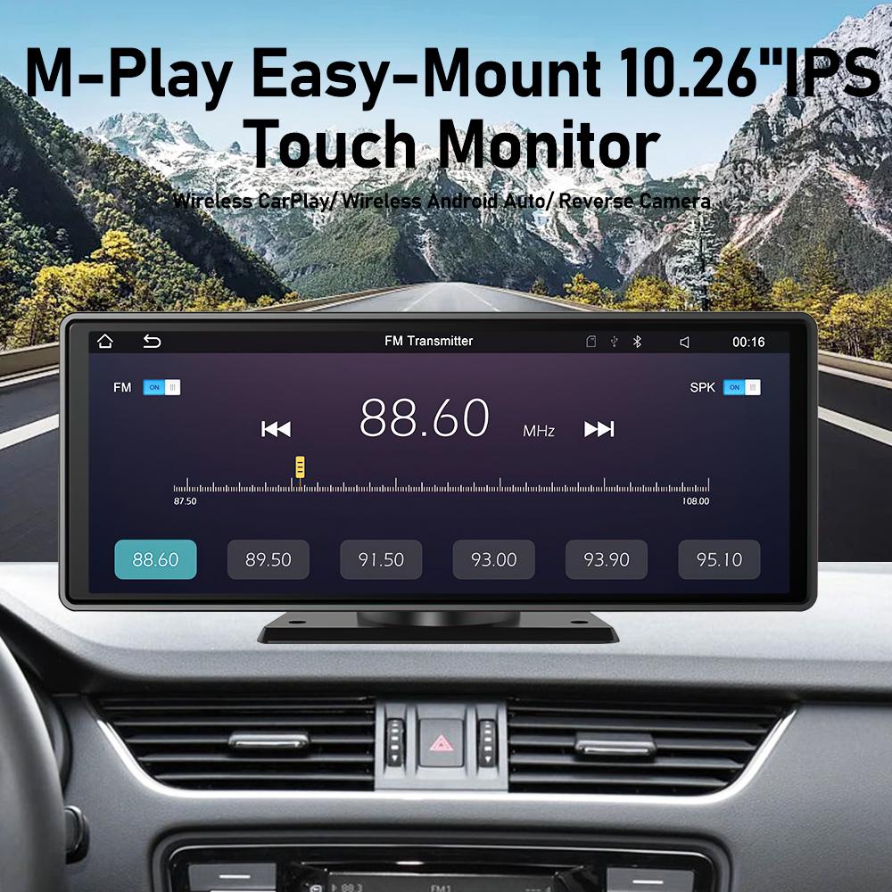 10.26" Car Multimedia Screen with CarPlay & Bluetooth