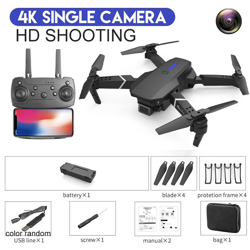 Foldable 4K Camera RC Drone with WiFi FPV & Altitude Hold