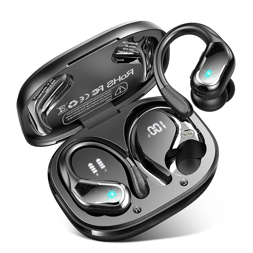 Bluetooth 5.3 Wireless Headphones IP7 Waterproof Earphones