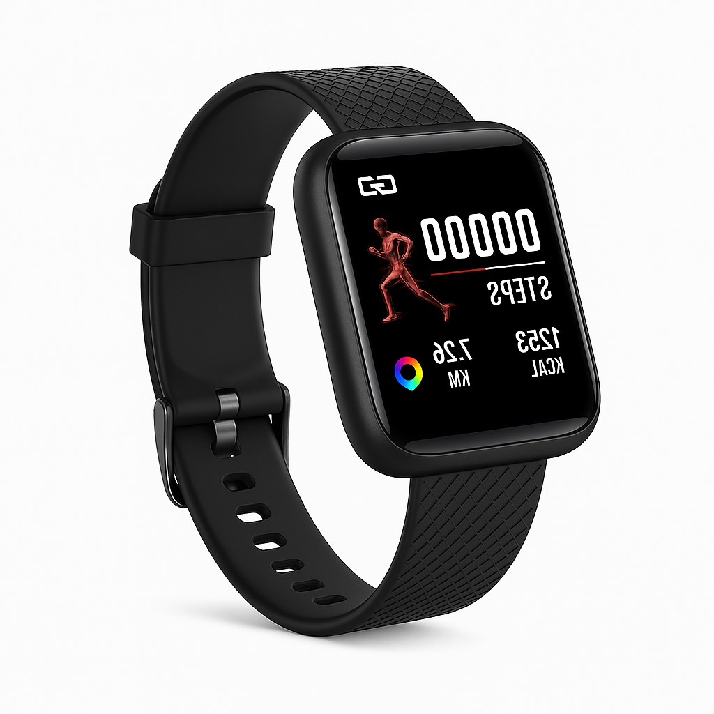 Bluetooth Fitness Tracker Smartwatch – Heart Rate & Sleep Monitor

