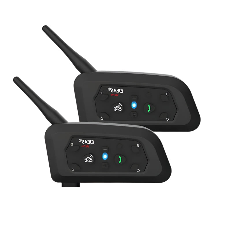 Bluetooth Motorcycle Intercom – V6 PRO+ Helmet Headset with 1200M Range & Waterproof Design