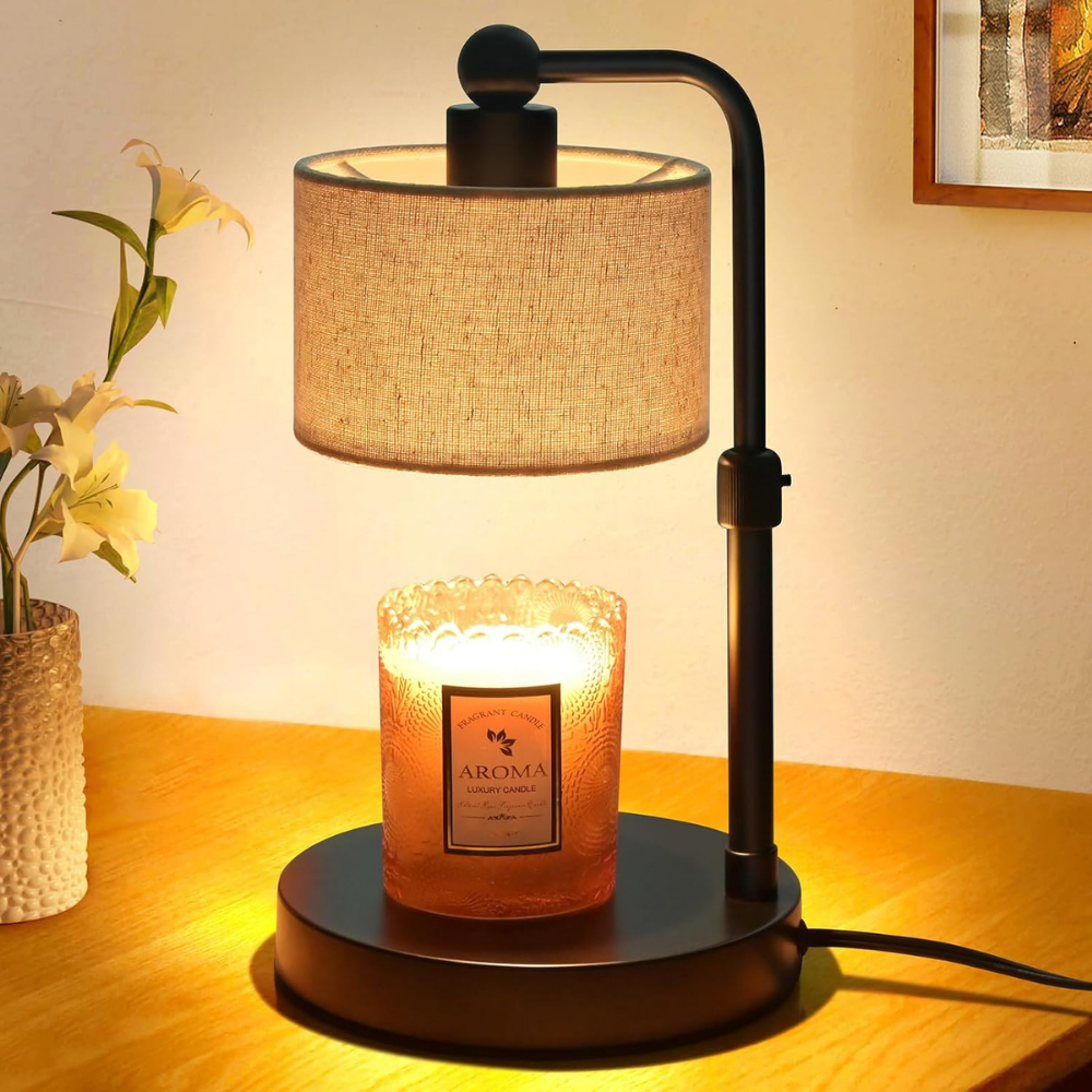 GlowMelt Dimmable Candle Warmer Lamp with Timer