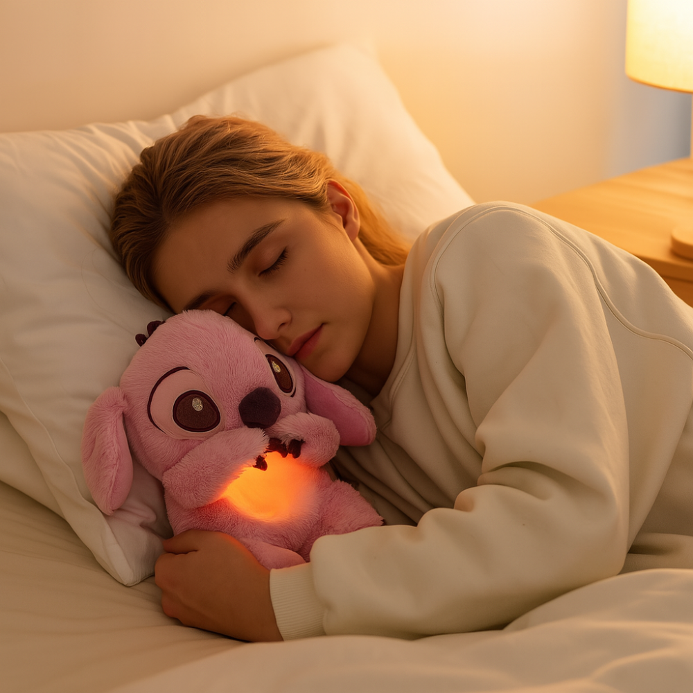 DreamHug Breathing Sleep Plush | Calming Companion with Light & Sound