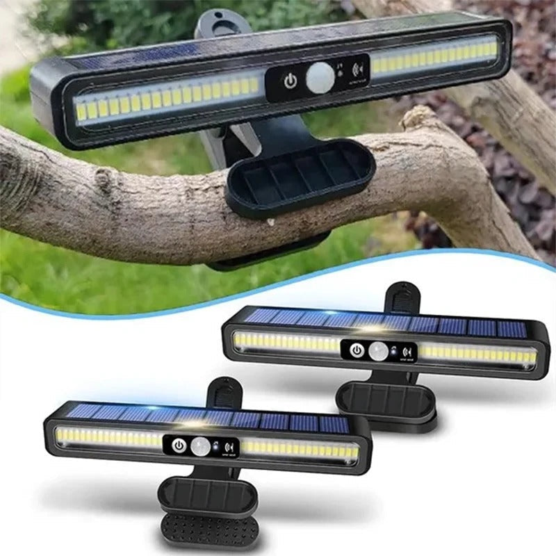 Clip-On Solar Motion Sensor Lights Outdoor Waterproof