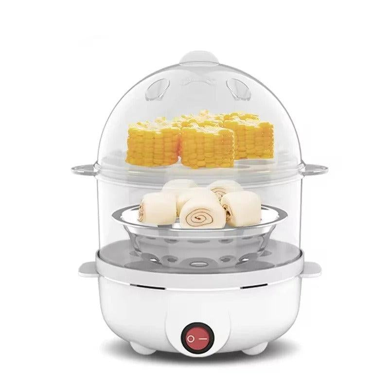 Double Layer Electric Egg Boiler – Steamer & Poacher Machine

